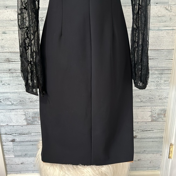 TERI JON by RICKIE FREEMAN BLACK COCKTAIL DRESS - Picture 12 of 14